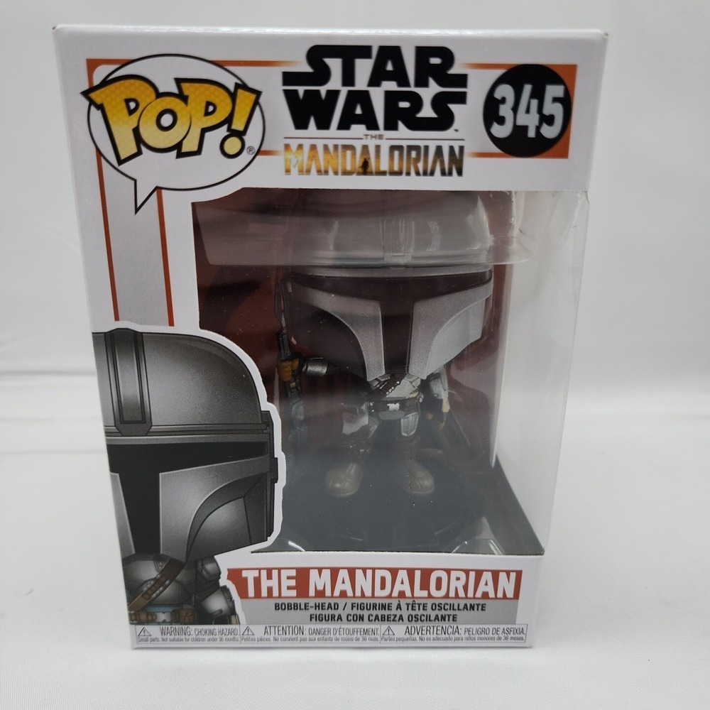 Funko‎ Pop Star Wars The Mandalorian Bobble Head 345 New in Box